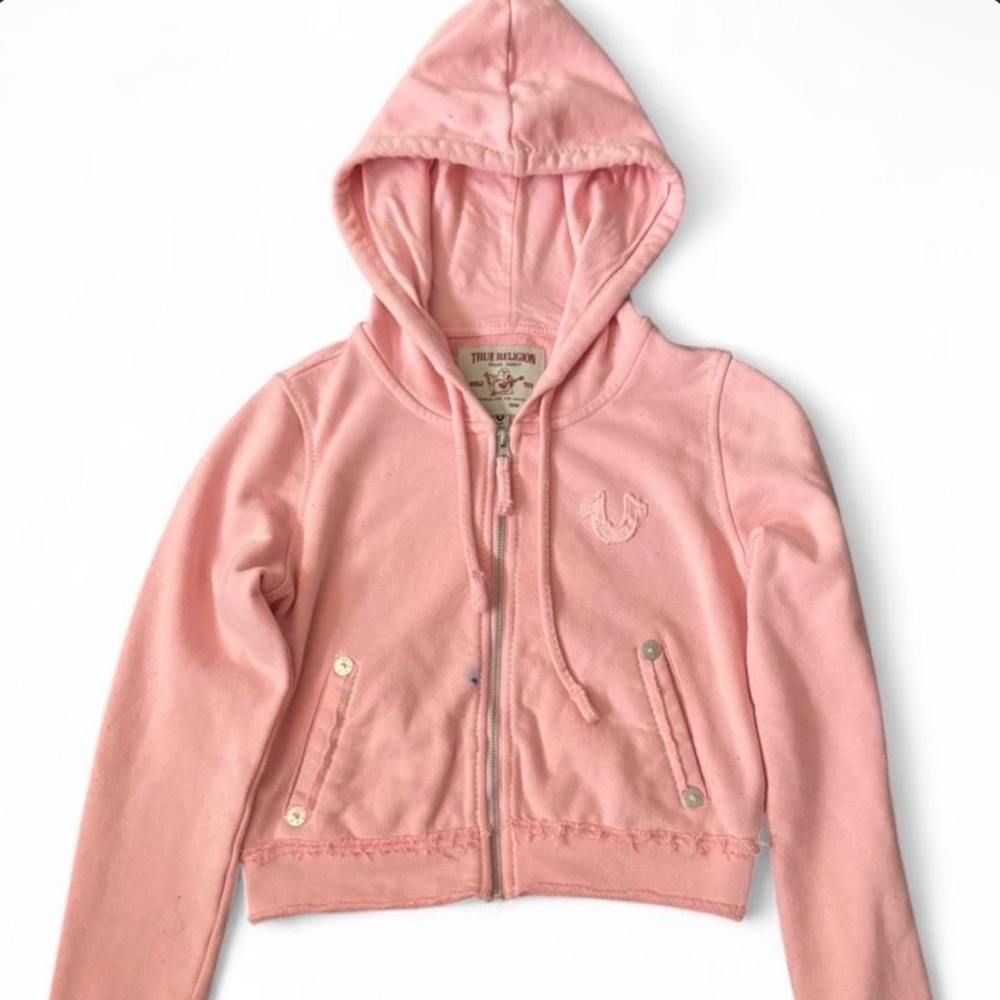 True Religion Pink Hoodie